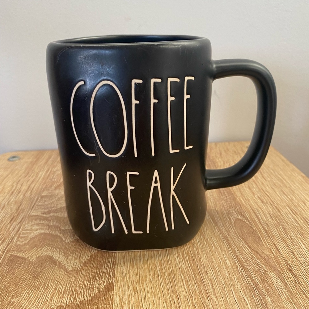 Rae Dunn Black Coffee Break Mug